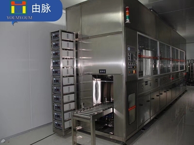 半导体用机械臂式全自动超声波清洗机-由脉超声波清洗机设备品牌厂家